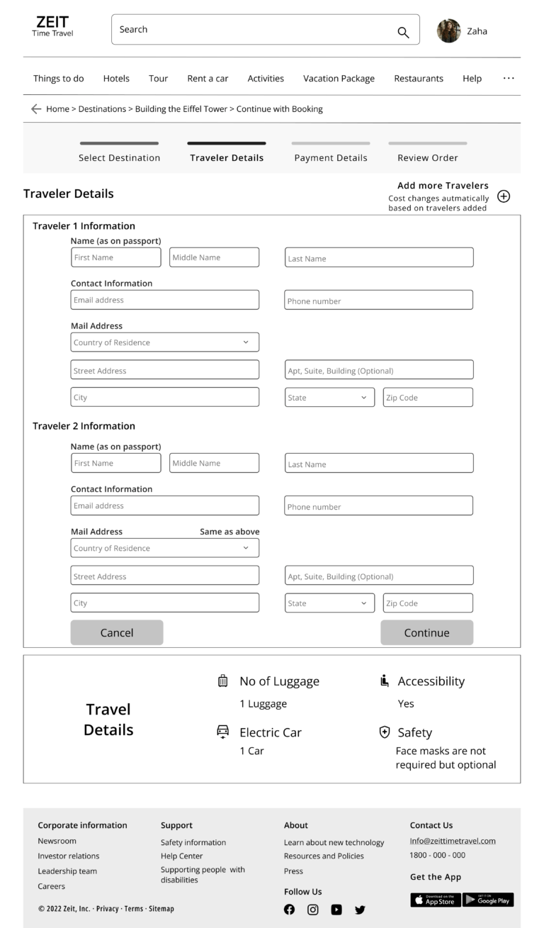 checkout-page-travel